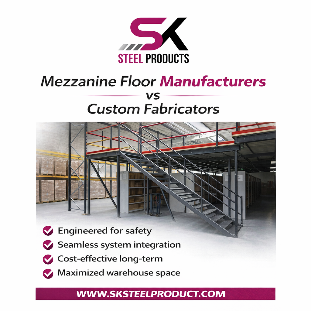 Mezzanine Floor Manufacturers vs. Custom Fabricators: What’s the Difference?